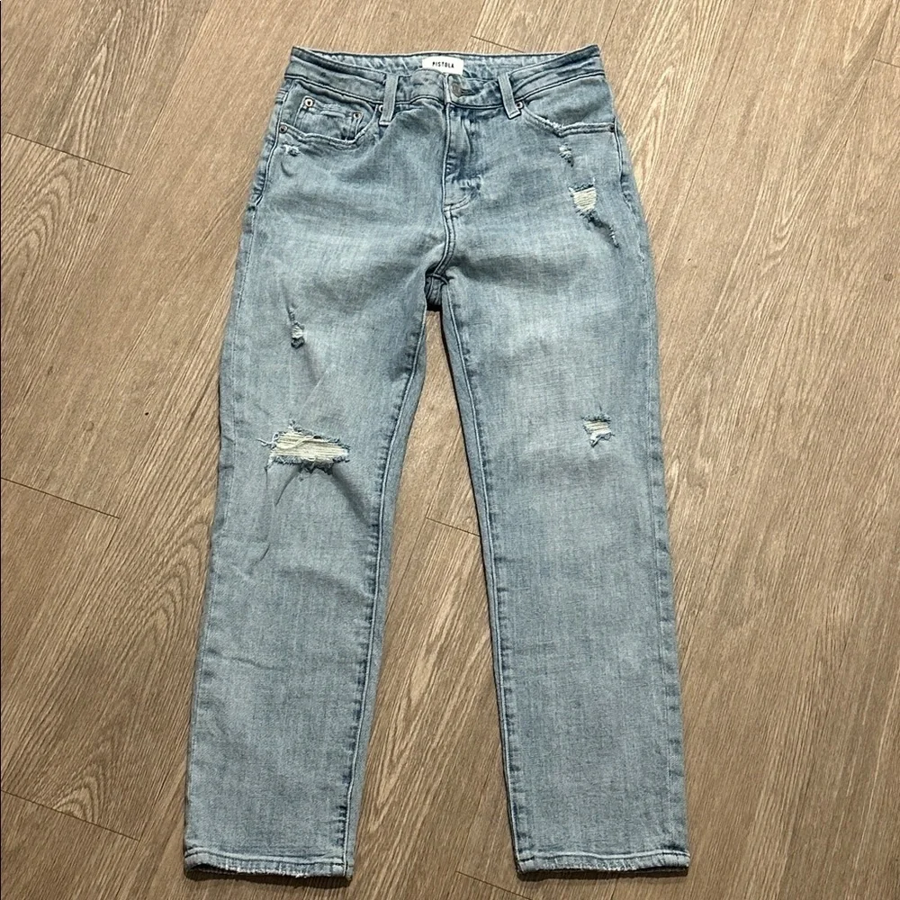 Pistola Monroe High Waisted Straight Cigarette Jeans Size 27 NWOT